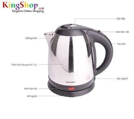 So sánh giá Bình đun siêu tốc Philips 1.2 lít HD9303 rẻ nhất? - Ảnh 20
