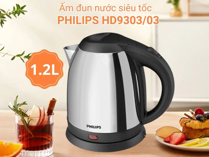 So sánh giá Bình đun siêu tốc Philips 1.2 lít HD9303 - Tìm sản phẩm giá rẻ nhất - Ảnh 7