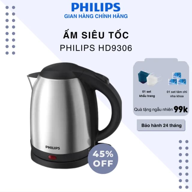 So sánh giá Bình đun siêu tốc Philips 1.5 lít HD9306 rẻ nhất? - Ảnh 15