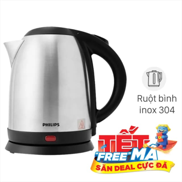 So sánh giá Bình đun siêu tốc Philips 1.5 lít HD9306 rẻ nhất? - Ảnh 4