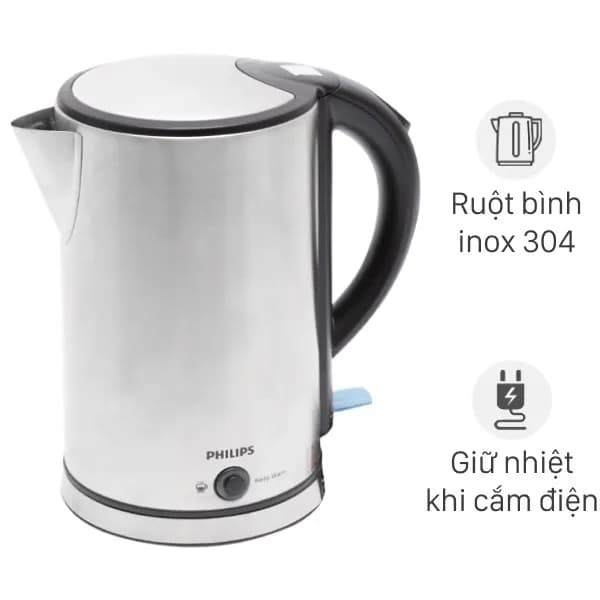 So sánh giá Bình đun siêu tốc Philips 1.7 lít HD9316 - Tìm sản phẩm giá rẻ nhất - Ảnh 1