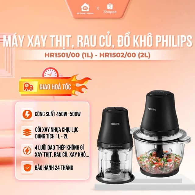 So sánh giá Máy xay thịt mini Philips HR1393 450W 0.5 lít rẻ nhất? - Ảnh 13