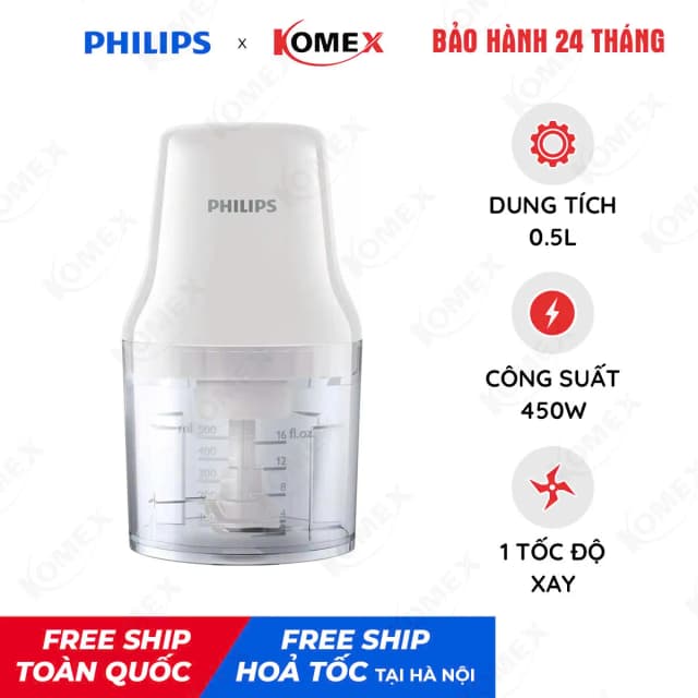 So sánh giá Máy xay thịt mini Philips HR1393 450W 0.5 lít rẻ nhất? - Ảnh 17