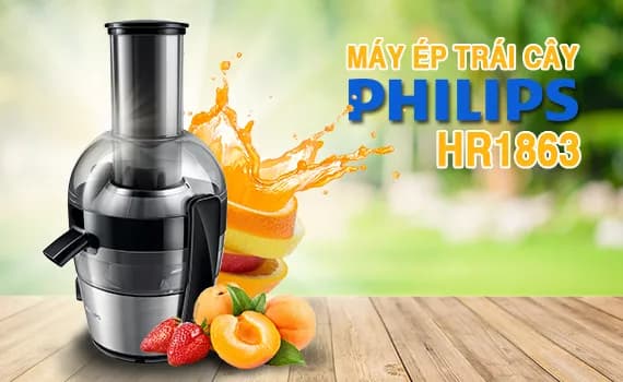 Máy ép trái cây Philips HR1863 - Giá rẻ nhất hôm nay - Ảnh 10