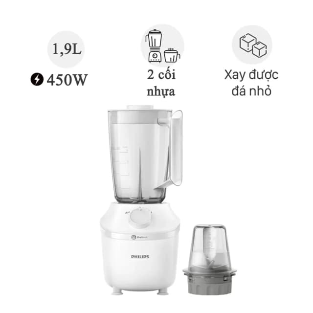 So sánh giá Máy xay sinh tố đa năng Philips HR2041/10 - 2 cối rẻ nhất? - Ảnh 4