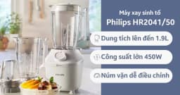 So sánh giá Máy xay sinh tố đa năng Philips HR2041/50 - 3 cối - Tìm sản phẩm giá rẻ nhất - Ảnh 12