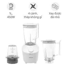So sánh giá Máy xay sinh tố đa năng Philips HR2041/50 - 3 cối - Tìm sản phẩm giá rẻ nhất - Ảnh 8