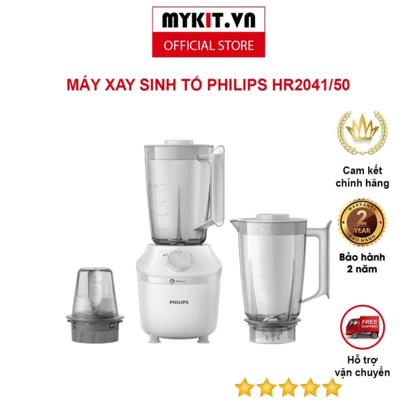 So sánh giá Máy xay sinh tố đa năng Philips HR2041/50 - 3 cối - Tìm sản phẩm giá rẻ nhất - Ảnh 10