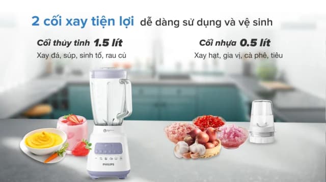 So sánh giá Máy xay sinh tố đa năng Philips HR2222/00 rẻ nhất? - Ảnh 20