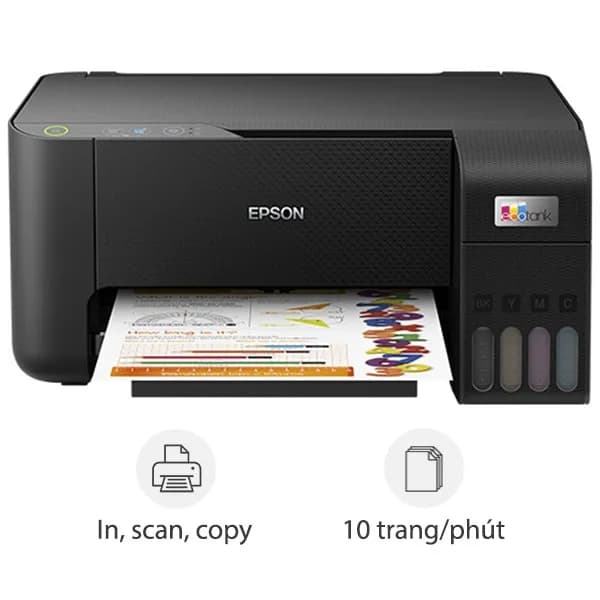 Máy In phun Màu Đa Năng Epson EcoTank L3210 (C11CJ68501) - Ảnh 4