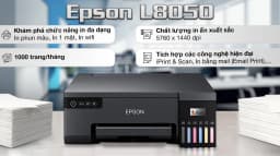 So sánh giá Máy In phun màu đơn năng Epson EcoTank L8050 Wifi (C11CK37501) - Tìm sản phẩm giá rẻ nhất - Ảnh 6