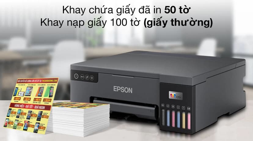 So sánh giá Máy In phun màu đơn năng Epson EcoTank L8050 Wifi (C11CK37501) - Tìm sản phẩm giá rẻ nhất - Ảnh 8