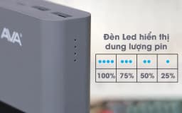 Pin sạc dự phòng Polymer 10000mAh 10.5W AVA+ DS006 - Giá rẻ nhất hôm nay - Ảnh 16