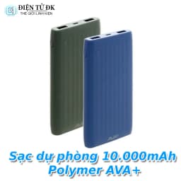 Pin sạc dự phòng Polymer 10000mAh 10.5W AVA+ DS006 - Giá rẻ nhất hôm nay - Ảnh 3