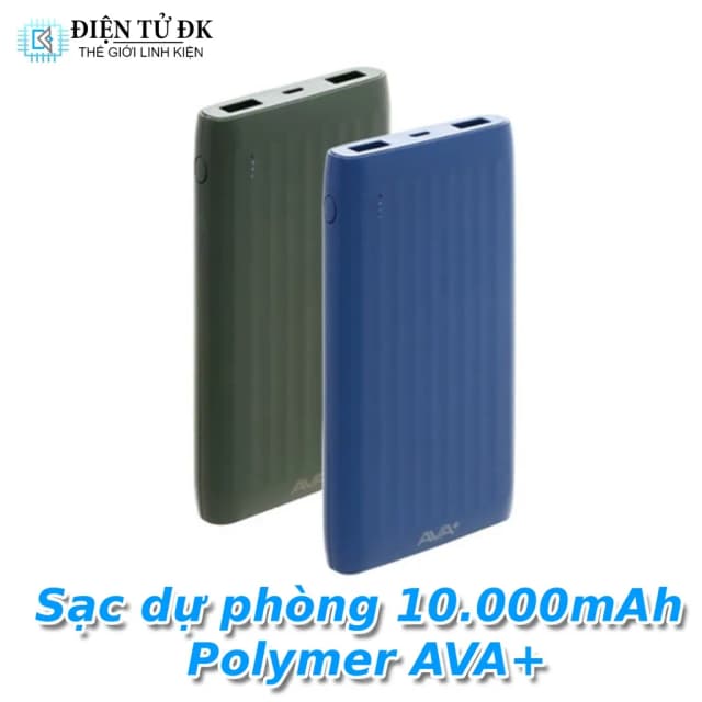 Top 1 so sánh giá Pin sạc dự phòng Polymer 10000mAh 10.5W AVA+ DS006 - Tìm sản phẩm giá rẻ nhất - Ảnh 3