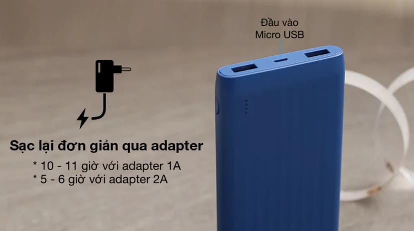 Pin sạc dự phòng Polymer 10000mAh 10.5W AVA+ DS006 - Giá rẻ nhất hôm nay - Ảnh 8