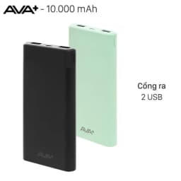 So sánh giá Pin sạc dự phòng Polymer 10.000mAh 10W AVA+ JP208 - Tìm sản phẩm giá rẻ nhất - Ảnh 1