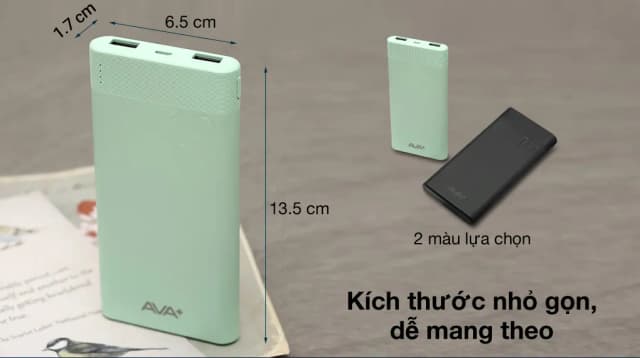 Top 1 so sánh giá Pin sạc dự phòng Polymer 10.000mAh 10W AVA+ JP208 - Tìm sản phẩm giá rẻ nhất - Ảnh 4