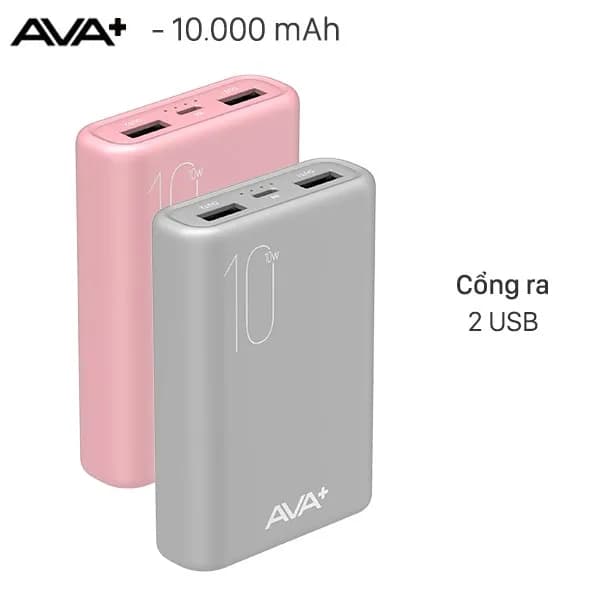 So sánh giá Pin sạc dự phòng Polymer 10000mAh Type C 15W AVA+ DS2107 rẻ nhất? - Ảnh 14