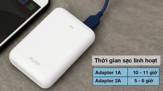 So sánh giá Pin sạc dự phòng Polymer 10000mAh Type C 15W AVA+ DS2107 rẻ nhất? - Ảnh 4