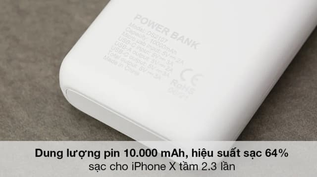 So sánh giá Pin sạc dự phòng Polymer 10000mAh Type C 15W AVA+ DS2107 rẻ nhất? - Ảnh 7