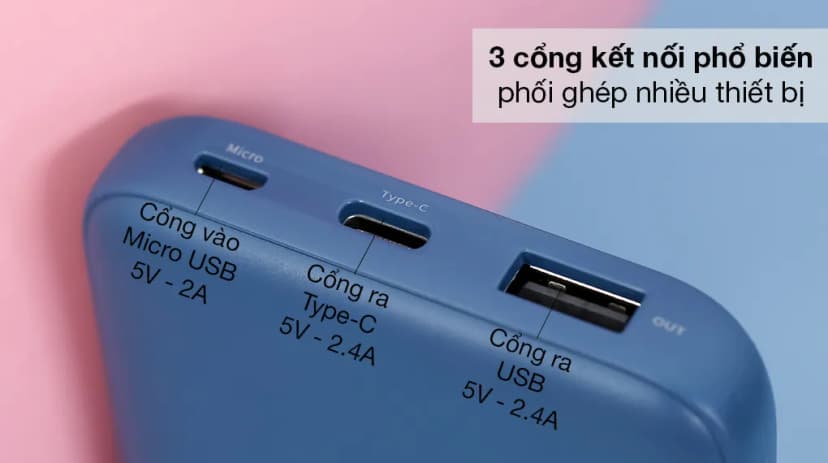 So sánh giá Pin sạc dự phòng Polymer 10000mAh Type C 12W AVA+ PJ JP260 - Tìm sản phẩm giá rẻ nhất - Ảnh 5