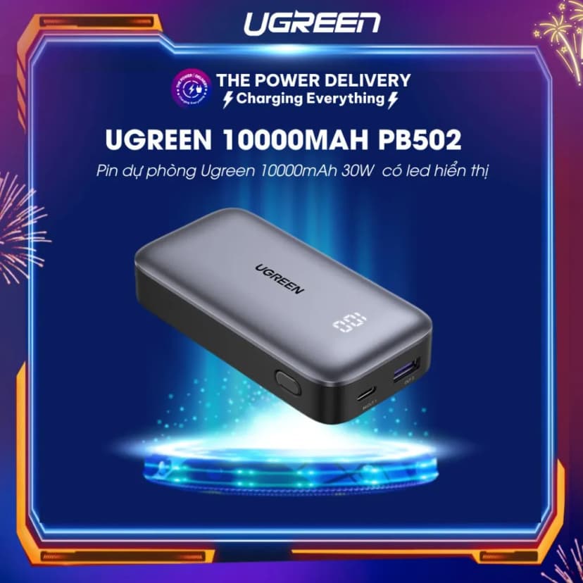 Pin sạc dự phòng 10000mAh Type C PD QC 3.0 30W Ugreen PB502 - Giá rẻ nhất hôm nay - Ảnh 16