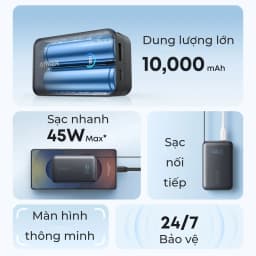 So sánh giá Pin sạc dự phòng 10000mAh Type C PD QC 3.0 45W Anker A1638 kèm cáp dây rút Type C - Tìm sản phẩm giá rẻ nhất - Ảnh 17