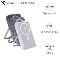 So sánh giá Pin sạc dự phòng 10000mAh Type C PD QC3.0 22.5W Xmobile T121 - Tìm sản phẩm giá rẻ nhất - Ảnh 11