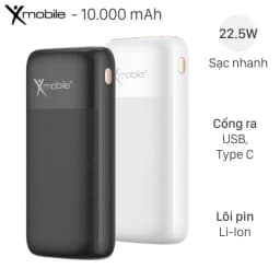 So sánh giá Pin sạc dự phòng 10000mAh Type C PD QC3.0 22.5W Xmobile T121 - Tìm sản phẩm giá rẻ nhất - Ảnh 4