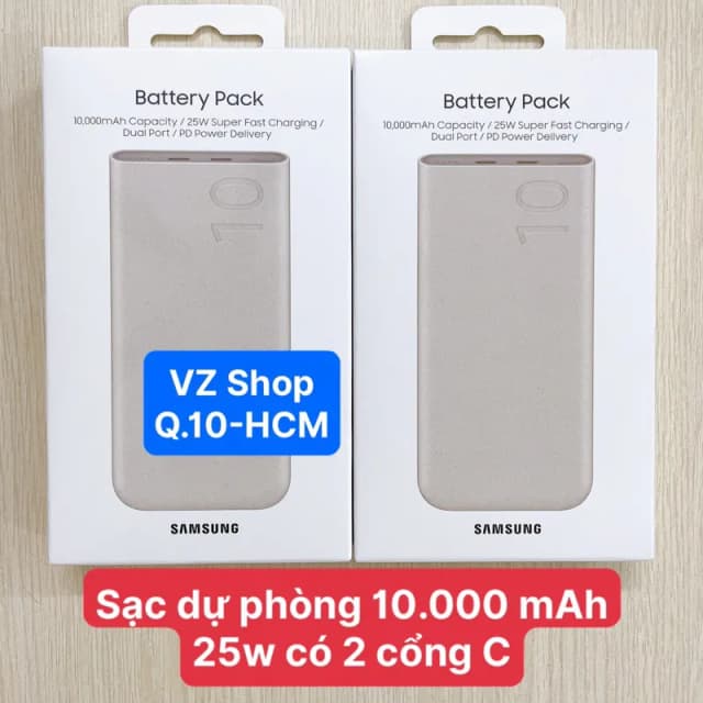 So sánh giá Pin sạc dự phòng 10000 mAh Type C PD 25W Samsung EB-P3400 rẻ nhất? - Ảnh 13