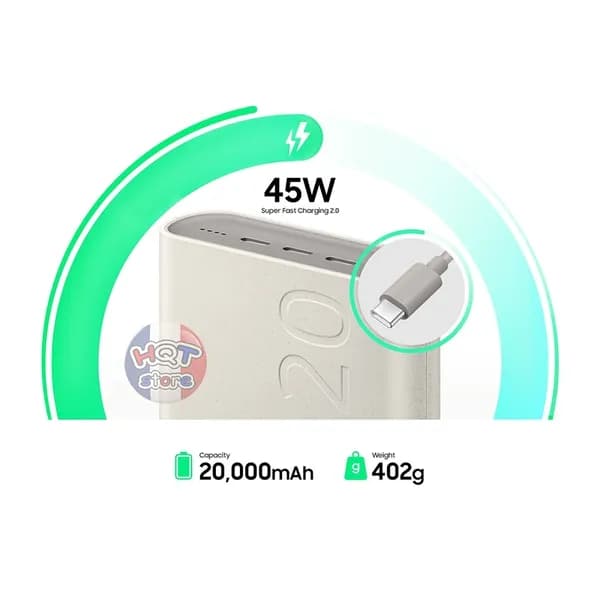 So sánh giá Pin sạc dự phòng 20000mAh Type C PD 45W Samsung EB-P4520 rẻ nhất? - Ảnh 7