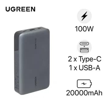 So sánh giá Pin sạc dự phòng 20000mAh Type C PD QC 3.0 22.5W Ugreen PB505 kèm Cáp Type C rẻ nhất? - Ảnh 10