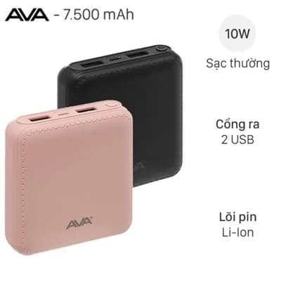 Top 1 so sánh giá Pin sạc dự phòng 7500 mAh 10W AVA DS004 - Tìm sản phẩm giá rẻ nhất - Ảnh 12