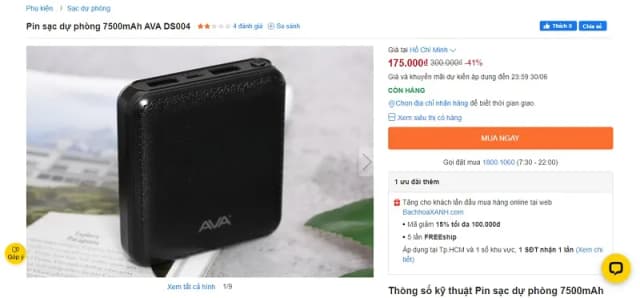 Top 1 so sánh giá Pin sạc dự phòng 7500 mAh 10W AVA DS004 - Tìm sản phẩm giá rẻ nhất - Ảnh 69