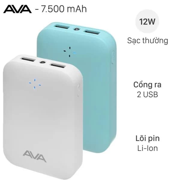 Top 1 so sánh giá Pin sạc dự phòng 7500 mAh 10W AVA DS004 - Tìm sản phẩm giá rẻ nhất - Ảnh 92