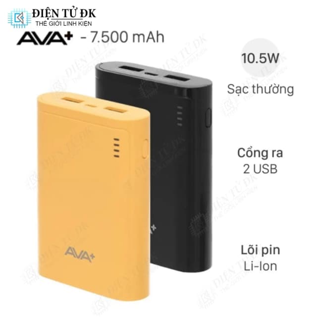 Top 1 so sánh giá Pin sạc dự phòng 7500 mAh 10W AVA DS004 - Tìm sản phẩm giá rẻ nhất - Ảnh 97