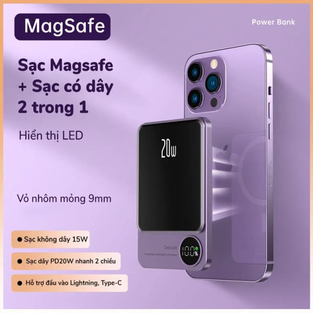 So sánh giá Pin sạc dự phòng MagSafe Apple iPhone Air MGPG4 rẻ nhất? - Ảnh 13