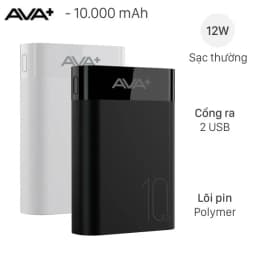 Pin sạc dự phòng Polymer 10000mAh 10.5W AVA+ GN-05 - Giá rẻ nhất hôm nay - Ảnh 15