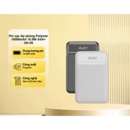 Pin sạc dự phòng Polymer 10000mAh 10.5W AVA+ GN-05 - Giá rẻ nhất hôm nay - Ảnh 5