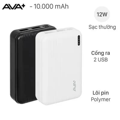 So sánh giá Pin sạc dự phòng Polymer 10000mAh 12W AVA+ DS266C rẻ nhất? - Ảnh 12