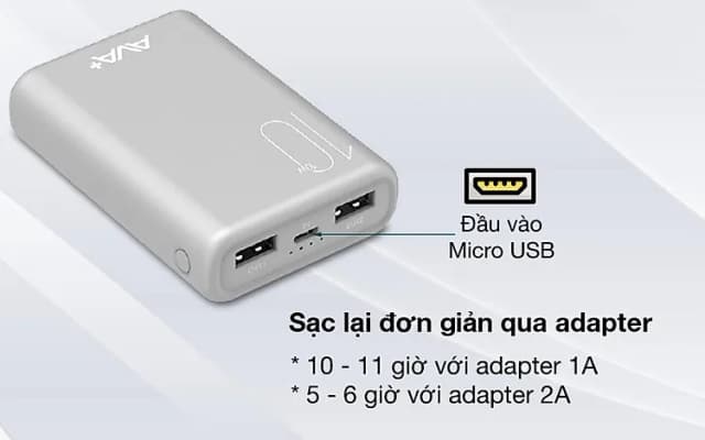 So sánh giá Pin sạc dự phòng Polymer 10000mAh 12W AVA+ JP288 rẻ nhất? - Ảnh 19
