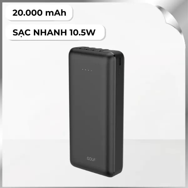 So sánh giá Pin sạc dự phòng Polymer 10000mAh Type C 10.5W Golf G80-C rẻ nhất? - Ảnh 18