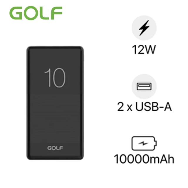 So sánh giá Pin sạc dự phòng Polymer 10000mAh Type C 10.5W Golf G80-C rẻ nhất? - Ảnh 6