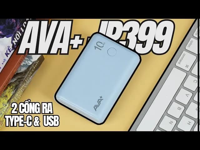 Pin sạc dự phòng Polymer 10000mAh Type C 15W AVA+ JP399 - Giá rẻ nhất hôm nay - Ảnh 20