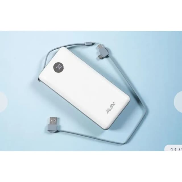 So sánh giá Pin sạc dự phòng Polymer 20000mAh Type C 10.5W AVA+ G-289 kèm Cáp Lightning - Type C - Micro rẻ nhất? - Ảnh 14