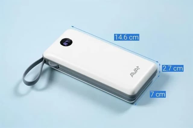 So sánh giá Pin sạc dự phòng Polymer 20000mAh Type C 10.5W AVA+ G-289 kèm Cáp Lightning - Type C - Micro rẻ nhất? - Ảnh 6