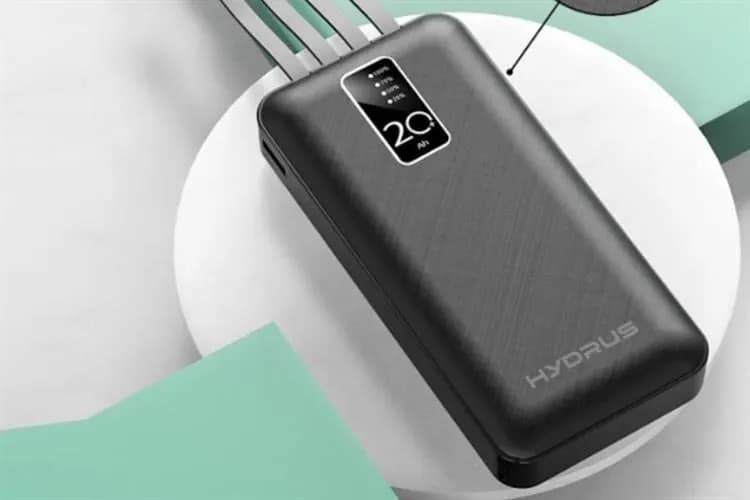 Pin sạc dự phòng Polymer 20000mAh Type C 10W Hydrus Z203 kèm Cáp Lightning - Type C - Micro - USB - Giá rẻ nhất hôm nay - Ảnh 2