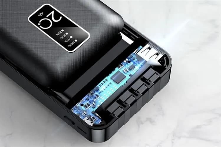 Pin sạc dự phòng Polymer 20000mAh Type C 10W Hydrus Z203 kèm Cáp Lightning - Type C - Micro - USB - Giá rẻ nhất hôm nay - Ảnh 5