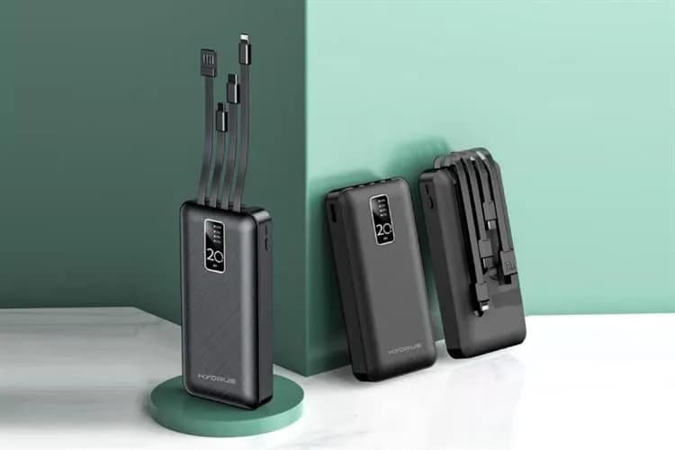 Pin sạc dự phòng Polymer 20000mAh Type C 10W Hydrus Z203 kèm Cáp Lightning - Type C - Micro - USB - Giá rẻ nhất hôm nay - Ảnh 8